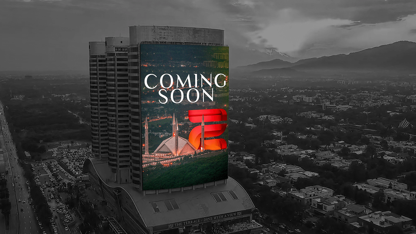 Coming-soon launch campaign creative